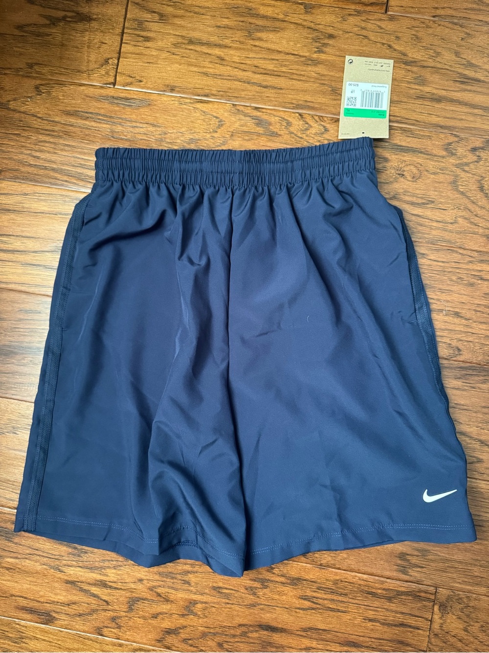 Nike Dri-FIT Kid’s Running Shorts XL Navy Athletic Training Gym NWT